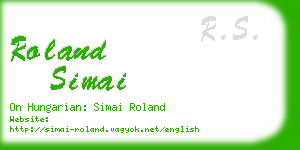 roland simai business card